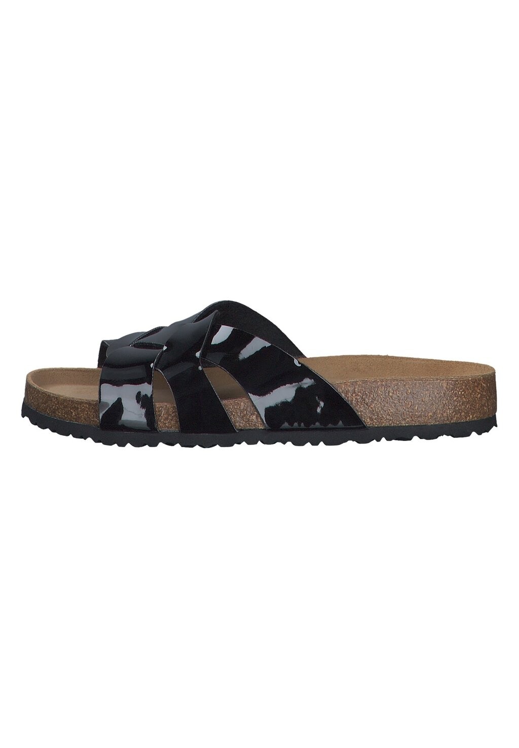 

Мюли на плоской подошве Tamaris, цвет black patent