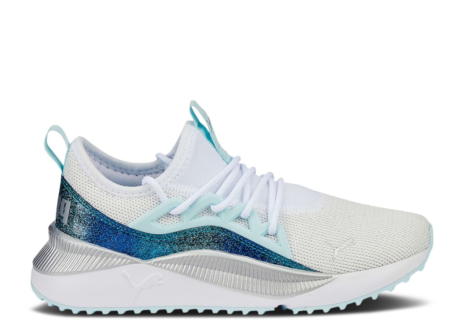 

Кроссовки Puma Pacer Future Allure Jr 'Night Out - White Light Aqua', белый