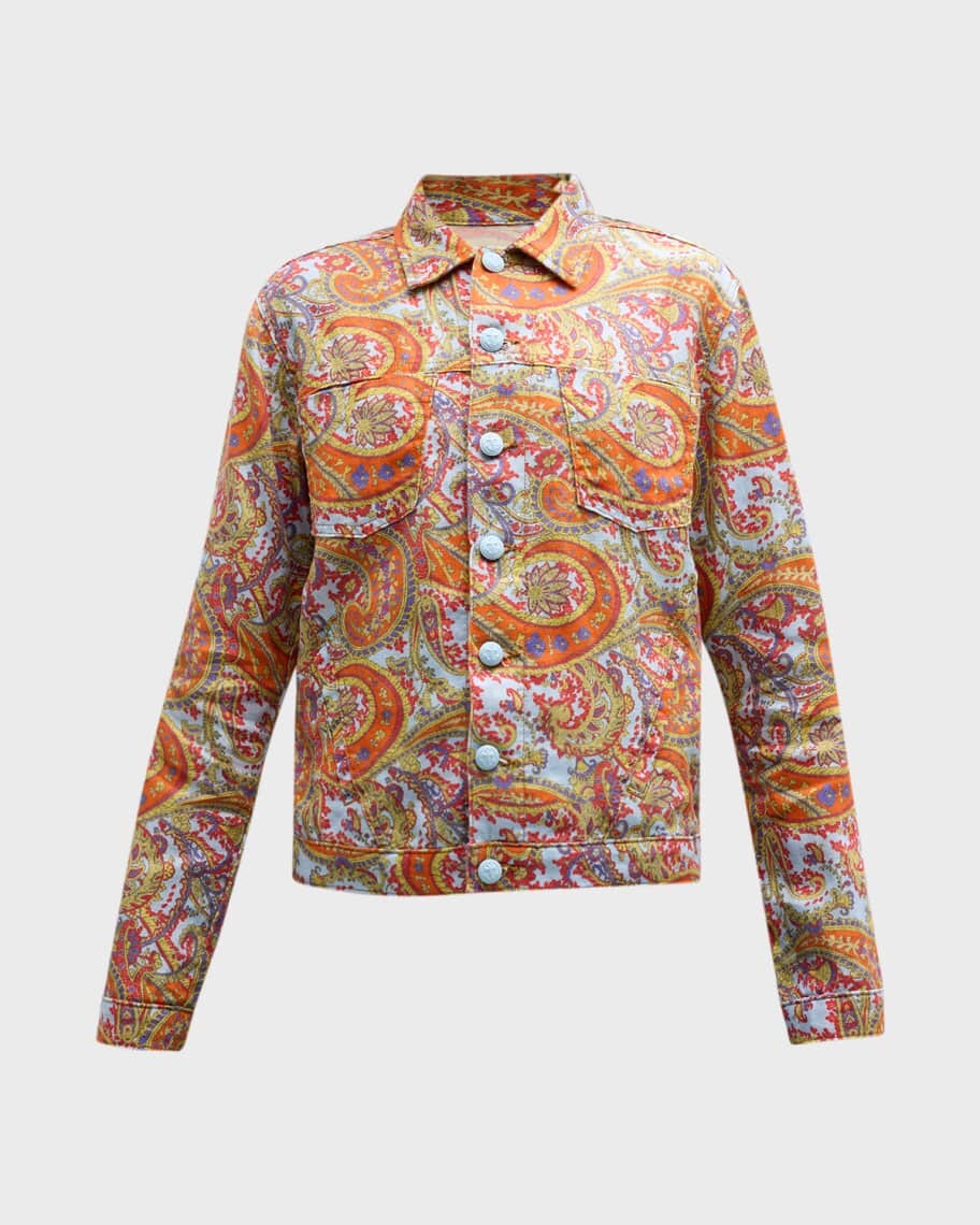 

Узкая льняная куртка Celine Paisley L'Agence