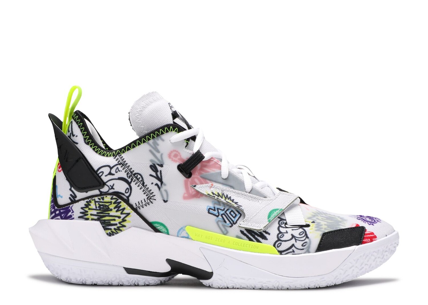 

Кроссовки Air Jordan Jordan Why Not Zer0.4 Pf 'Graffiti', белый