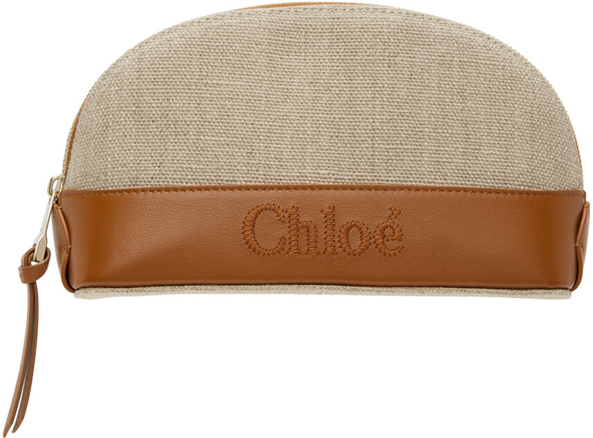 

Beige & Tan Sense Pouch Chloe