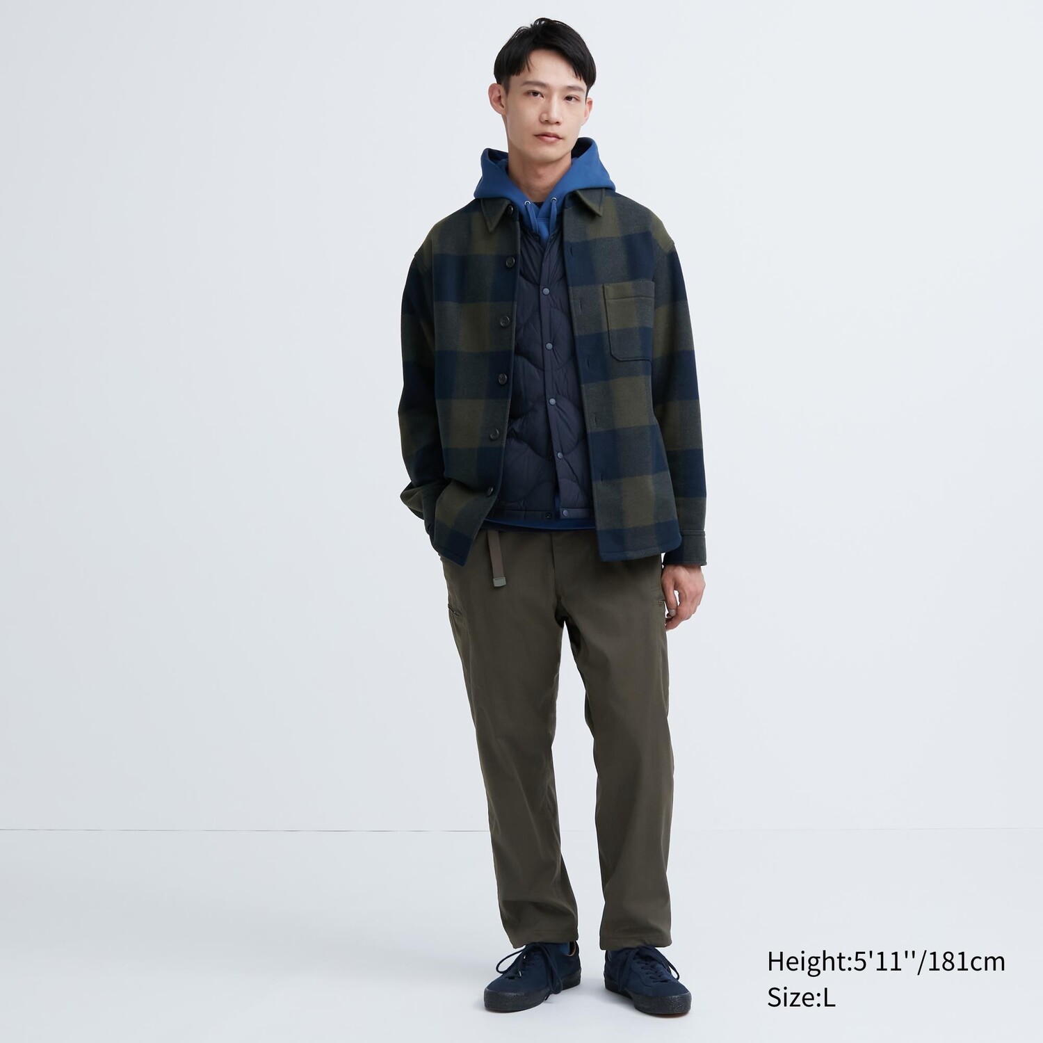 

HEATTECH Брюки на теплой подкладке (короткие) Uniqlo, оливковый, Зеленый