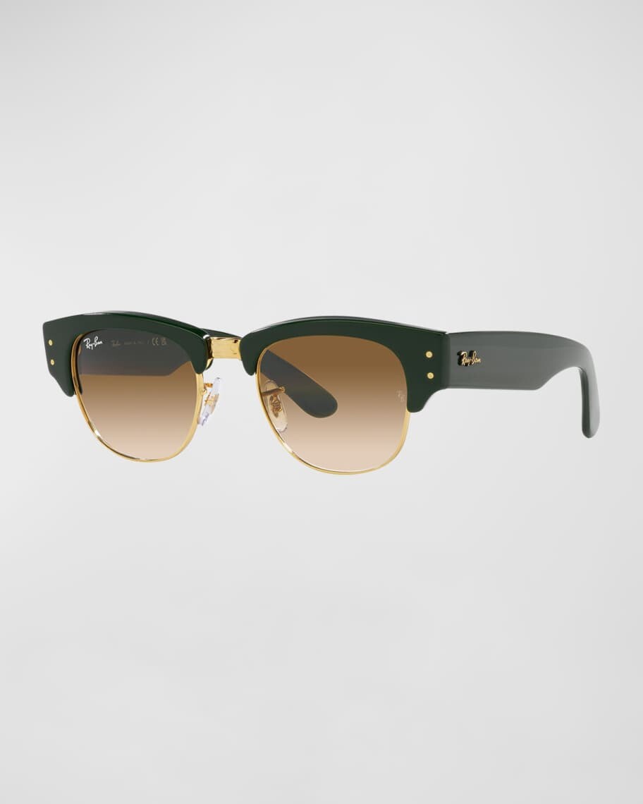 

Солнцезащитные очки Gradient Mega Clubmaster Square из пластика и хрусталя Ray-Ban