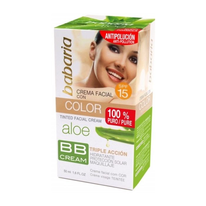 BB-крем Aloe Vera BB Cream Babaria, Marrón успокаивающий крем с экстрактом алоэ aloe vera water bomb cream 150мл