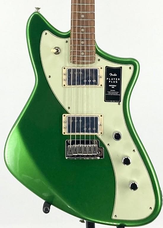 Накладка на гриф Fender Player Plus Meteora HH Pau Ferro Cosmic Jade Серийный номер: MX22119390