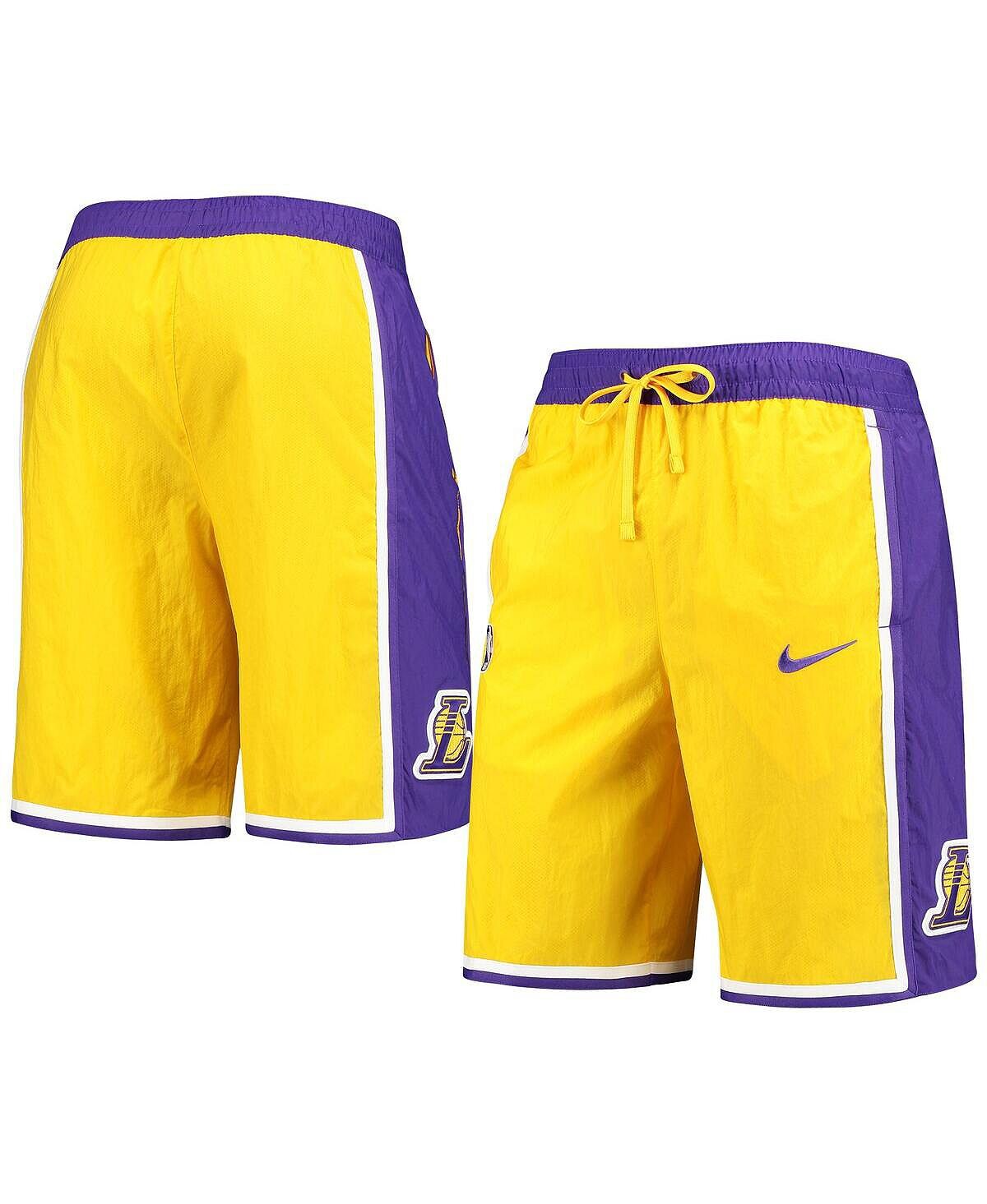 

Мужские золотые шорты los angeles lakers courtside heritage Nike