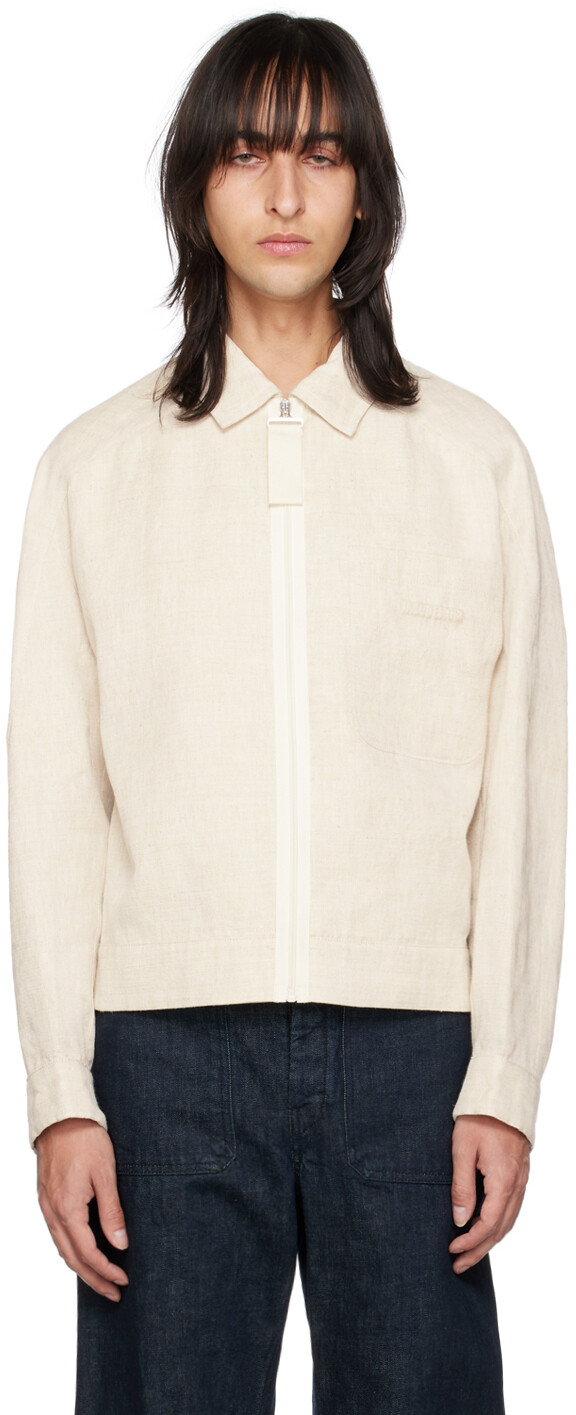 

Бежевая куртка Le Papier 'Le Blouson Linu' Jacquemus, Бежевый