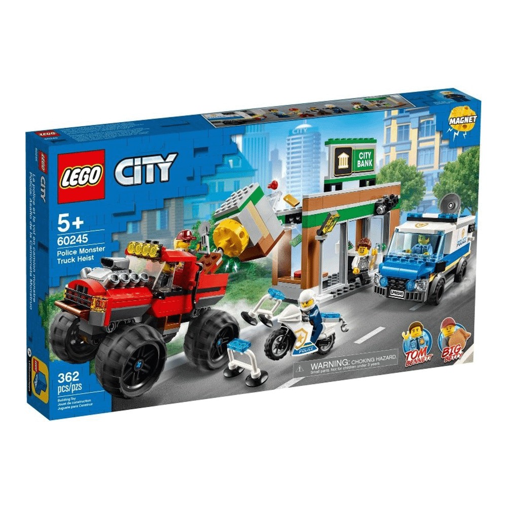 Конструктор LEGO City 60245 Ограбление полицейского монстр-трака конструктор lego movie 70819 машина плохого полицейского