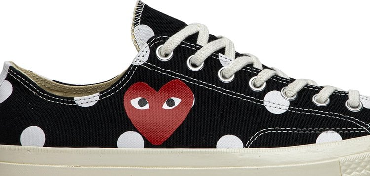 Commes des garcons sale polka dot converse