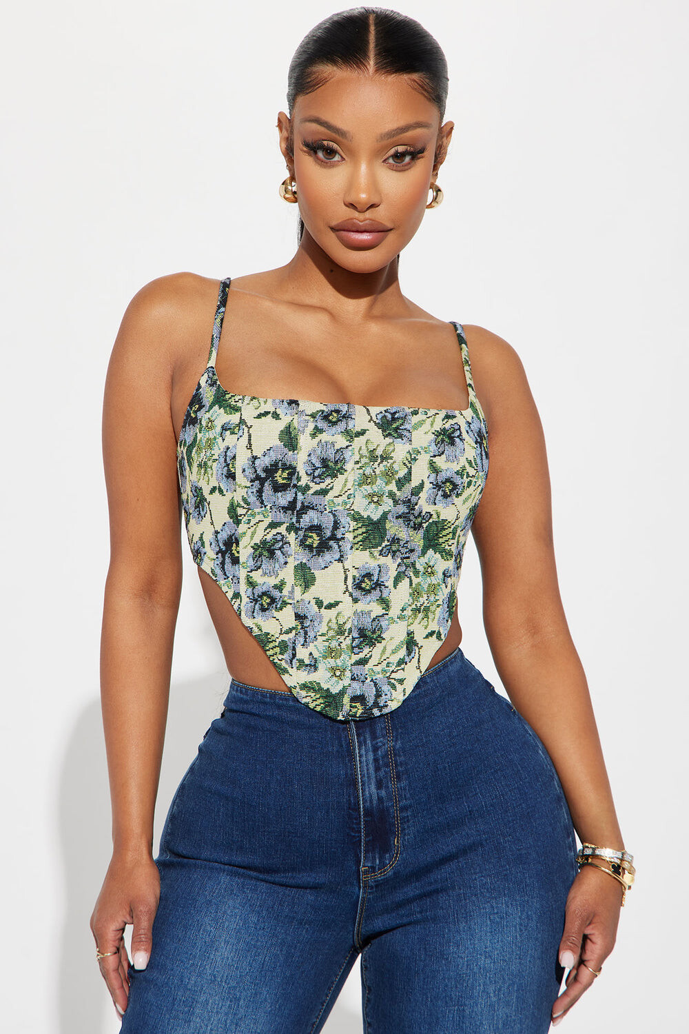 

Топ Fashion Nova C2686T1FN, зеленый