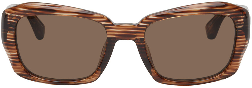 

Черепаховые солнцезащитные очки Linda Farrow Edition 73 C6 Dries Van Noten