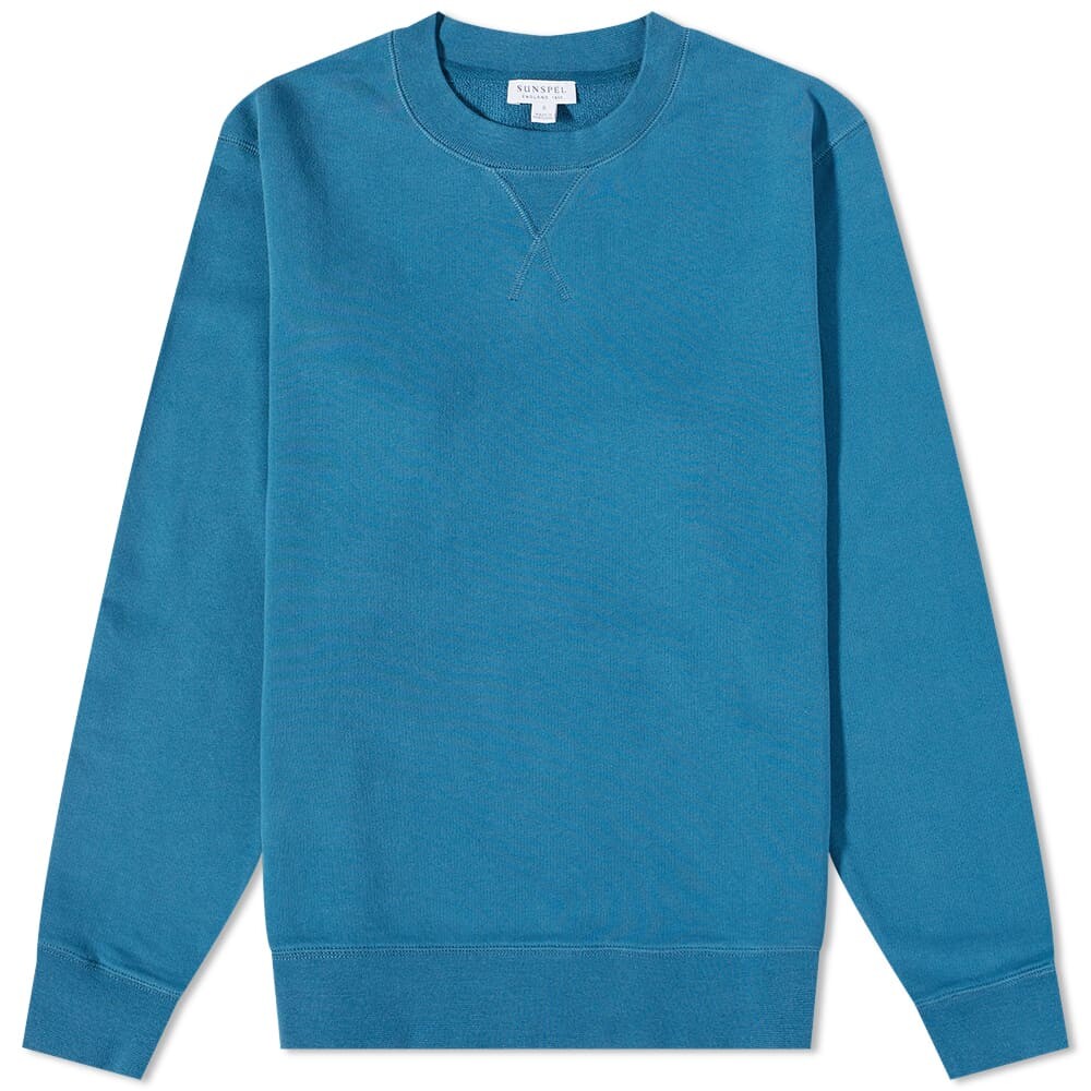 

Толстовка Sunspel Loopback Crew Sweat, Синий
