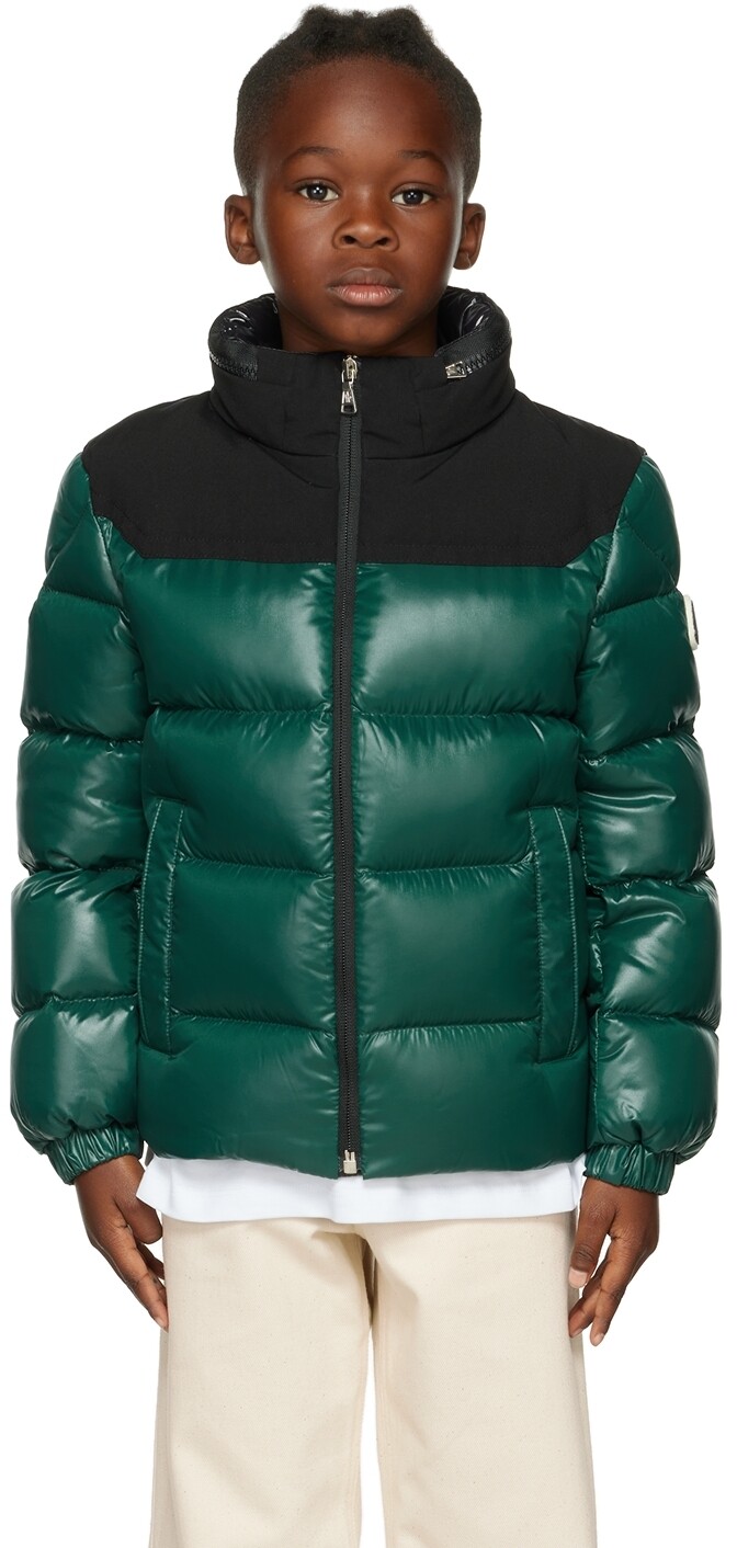 

Детский зеленый пуховик Adilie Moncler Enfant