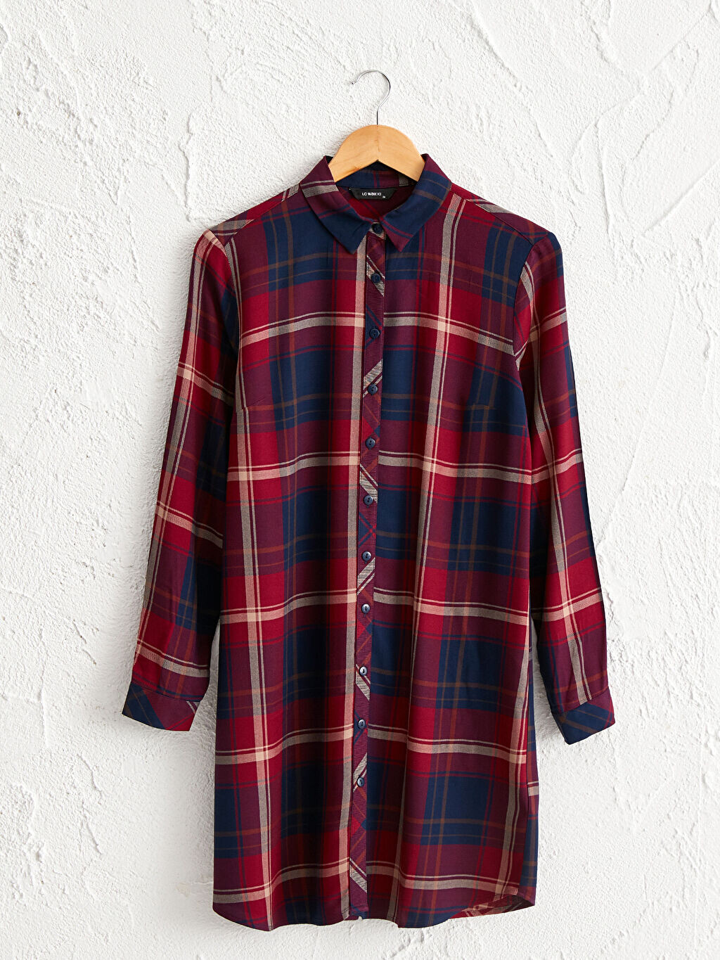 

Туника Flowy из вискозы в клетку LCWAIKIKI Classic