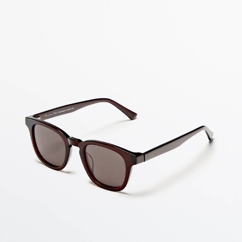 Солнцезащитные очки Massimo Dutti Resin, коричневый – цены ...