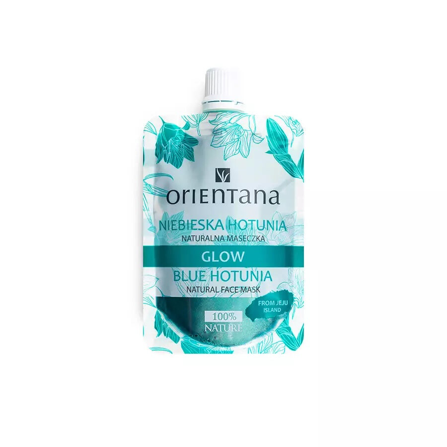 

ORIENTANA Сияющая натуральная маска для лица Blue Hotunia 30мл