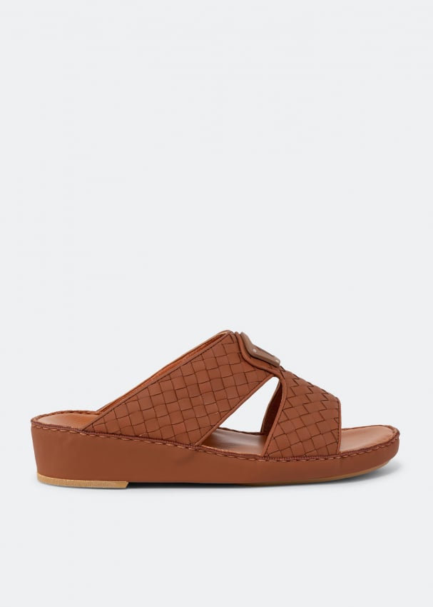 Сандалии PRIVATE COLLECTION Peninsula Trecce sandals, коричневый