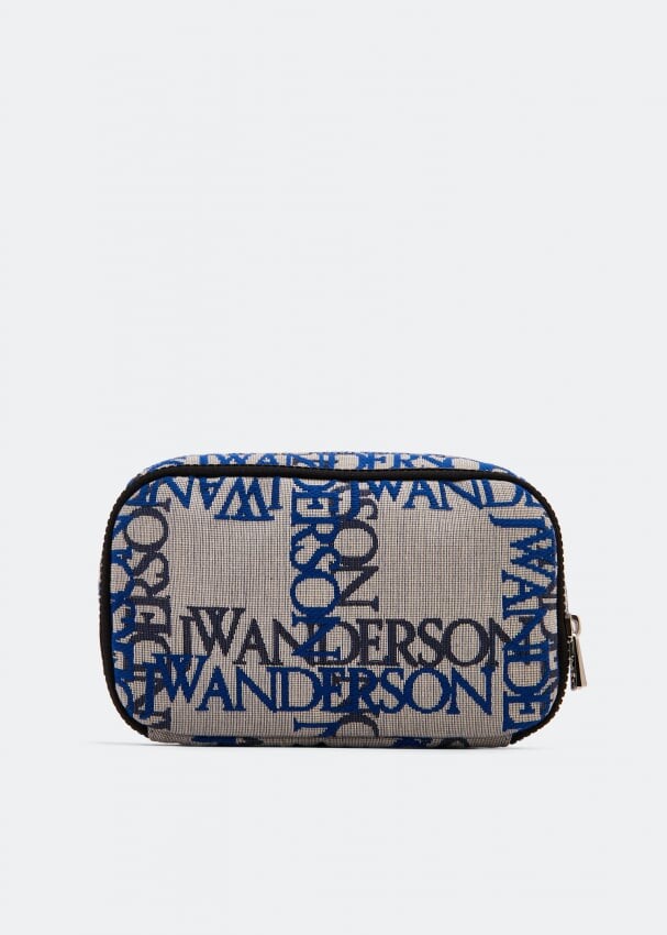

Сумка JW ANDERSON Jacquard medium pouch, серый