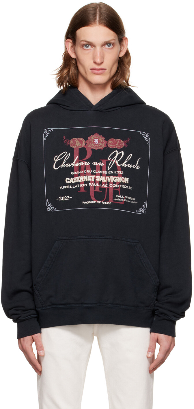 

SSENSE Эксклюзивная черная худи Chateau De Rhude, Черный