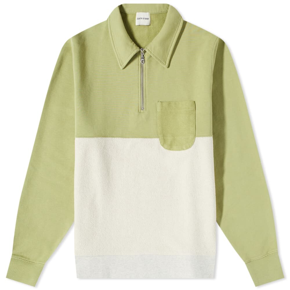 

Толстовка Country of Origin Reverse Quarter-zip Sweatshirt, Желтый