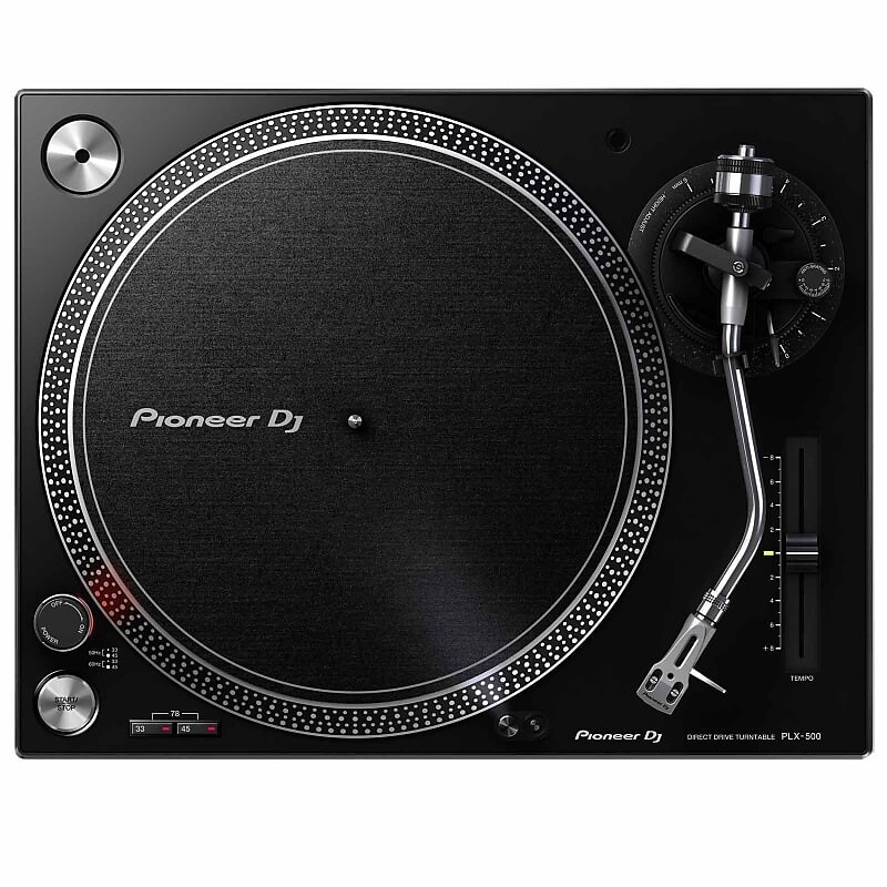 

Высокомоментный проигрыватель Pioneer PLX-500 с прямым приводом (черный) Pioneer PLX-500 High-torque direct drive turntable (black)