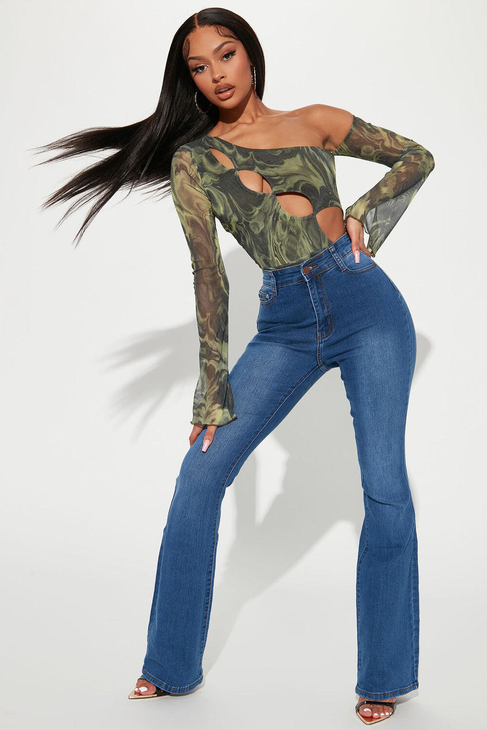 

Джинсы Fashion Nova BOE35W, синий