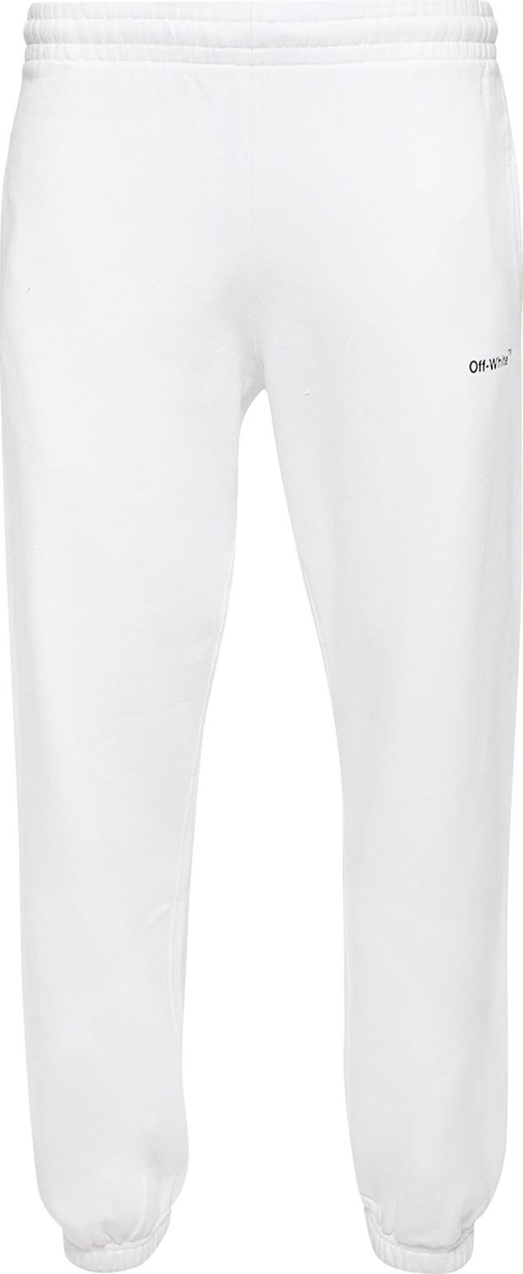 Спортивные брюки Off-White Caravag Arrow Slim Sweatpant 'White', белый
