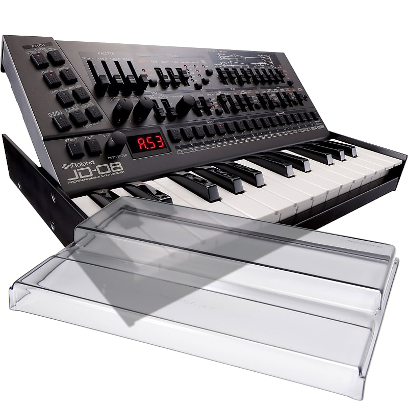 Модуль синтезатора Roland Boutique JD-08 с клавишным блоком K-25m - комплект Decksaver JD-08 Programmable Synthesizer цена и фото