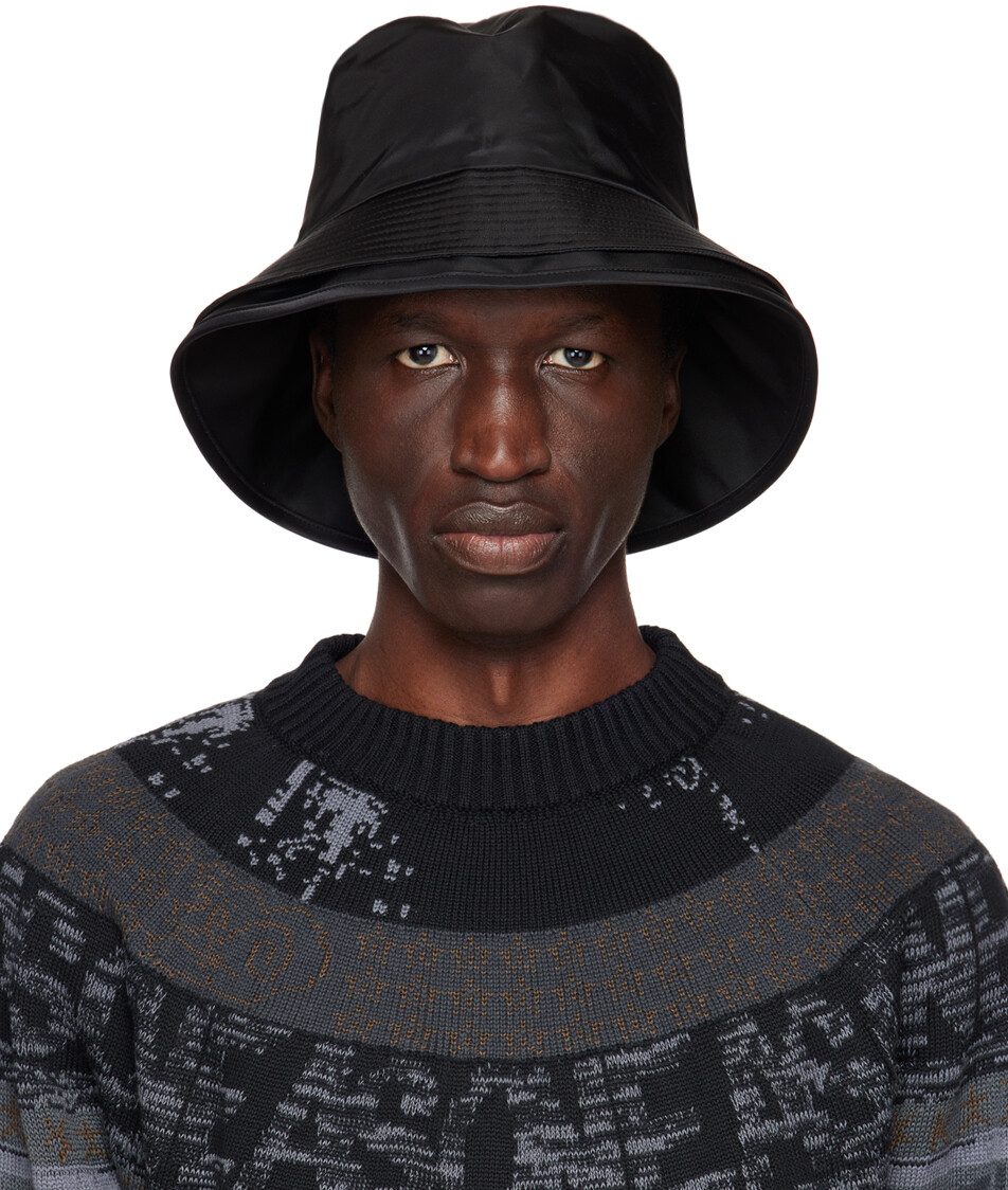 

Черная панама с двойными полями sacai