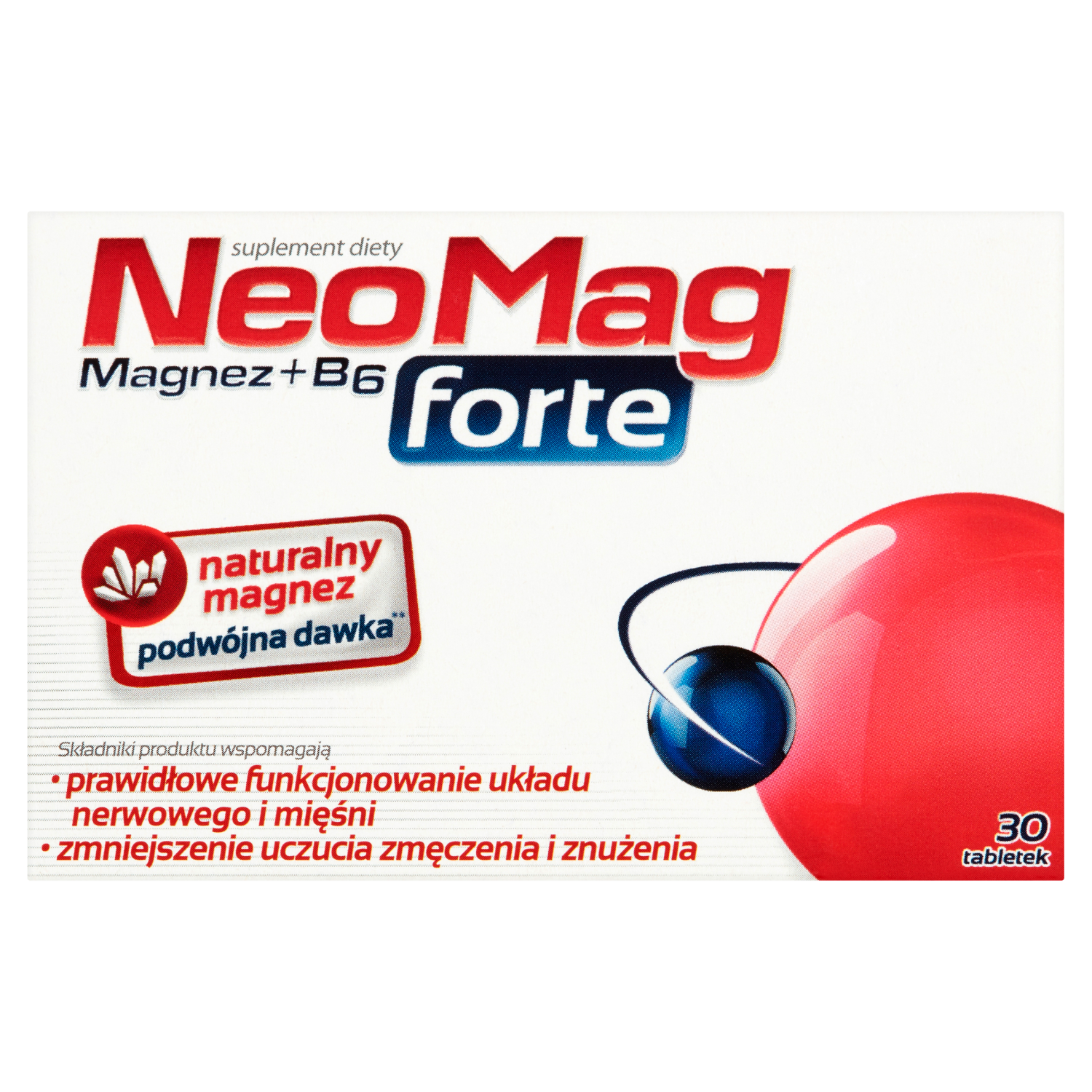 Neomag Forte биологически активная добавка, 30 таблеток/1 упаковка биологически активная добавка vitamin c forte real pharm 90 таблеток антиоксидант для иммунитета кожи лица для мужчин и женщин