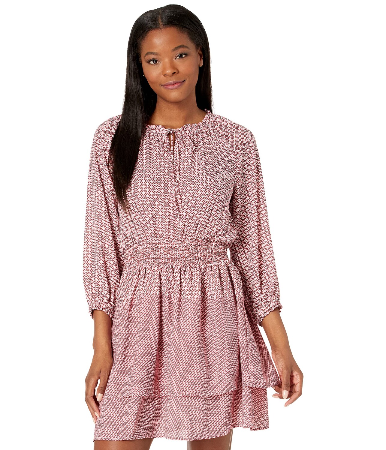 

Платье Bobeau, Smocked Waist Dress