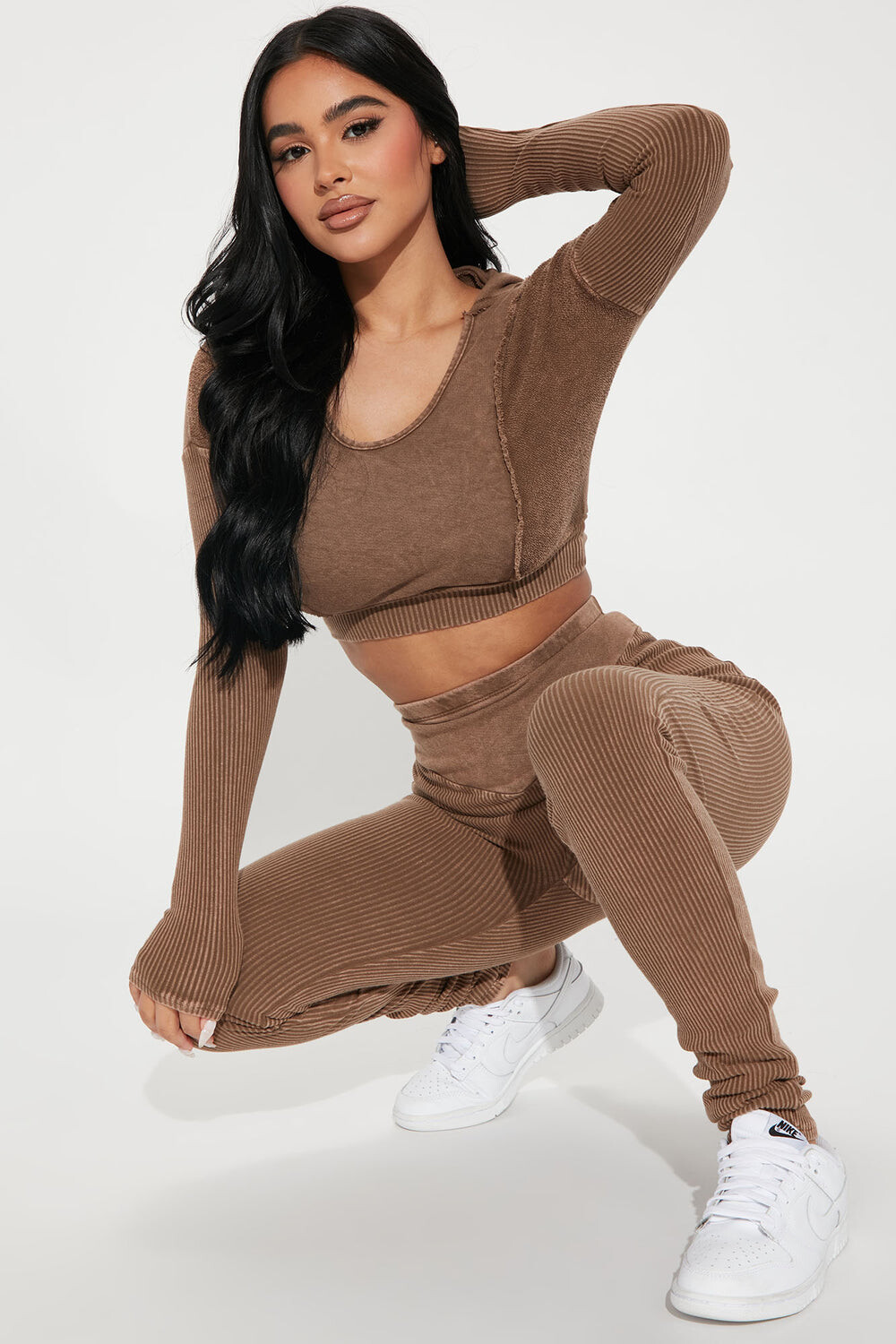 

Леггинсы Fashion Nova GD3583, коричневый