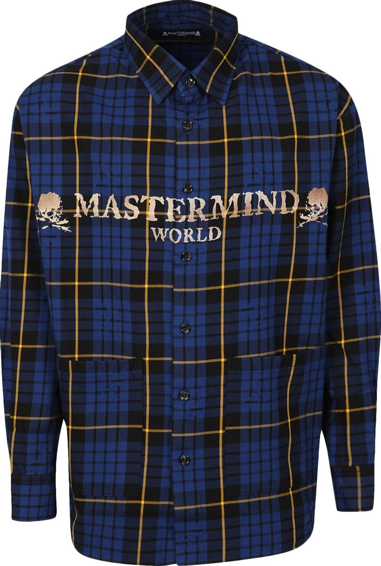 Рубашка Mastermind World Shirt 'Blue', синий