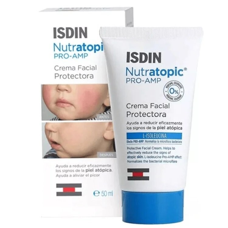 

Isdin Nutratopic Pro-AMP Facial Cream Atopic Skin, Крем для лица для атопической кожи, 50мл