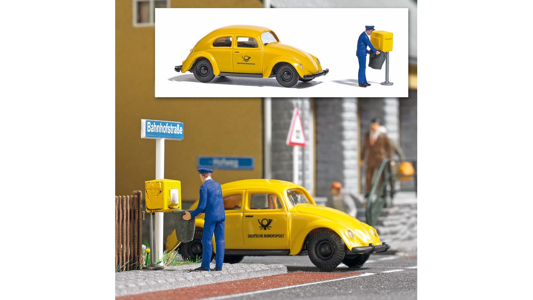 Busch Modellspielwaren Набор действий: Опорожнение почтового ящика красивый яркий мини почтовый ящик ручной работы