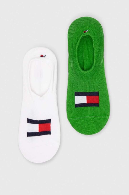 Носки , 2 пары Tommy Hilfiger, зеленый носки wilson 2 пары зеленый