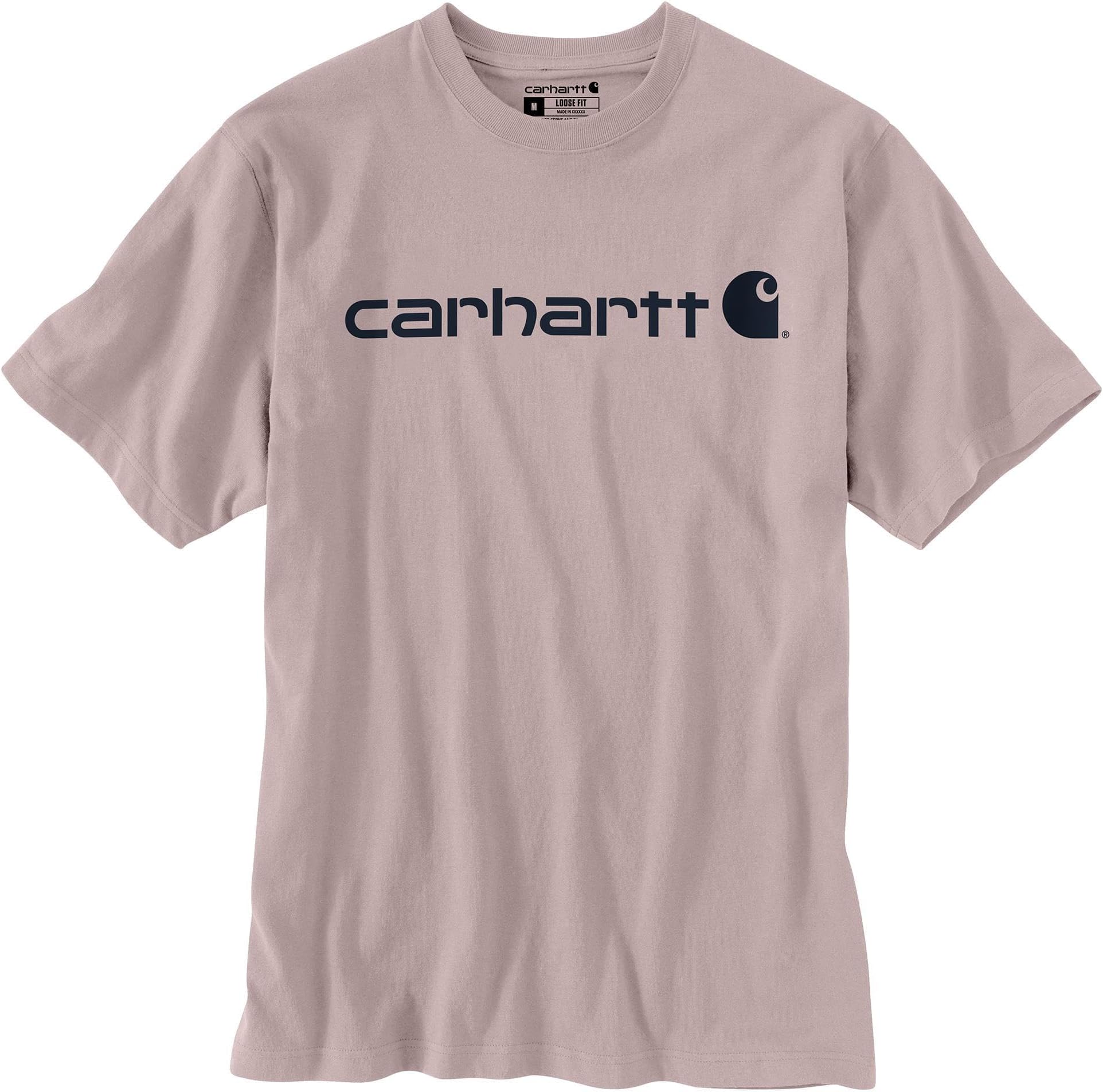 Футболка с фирменным логотипом (S/S) Carhartt, цвет Mink футболка с фирменным логотипом s s carhartt цвет marmalade heather