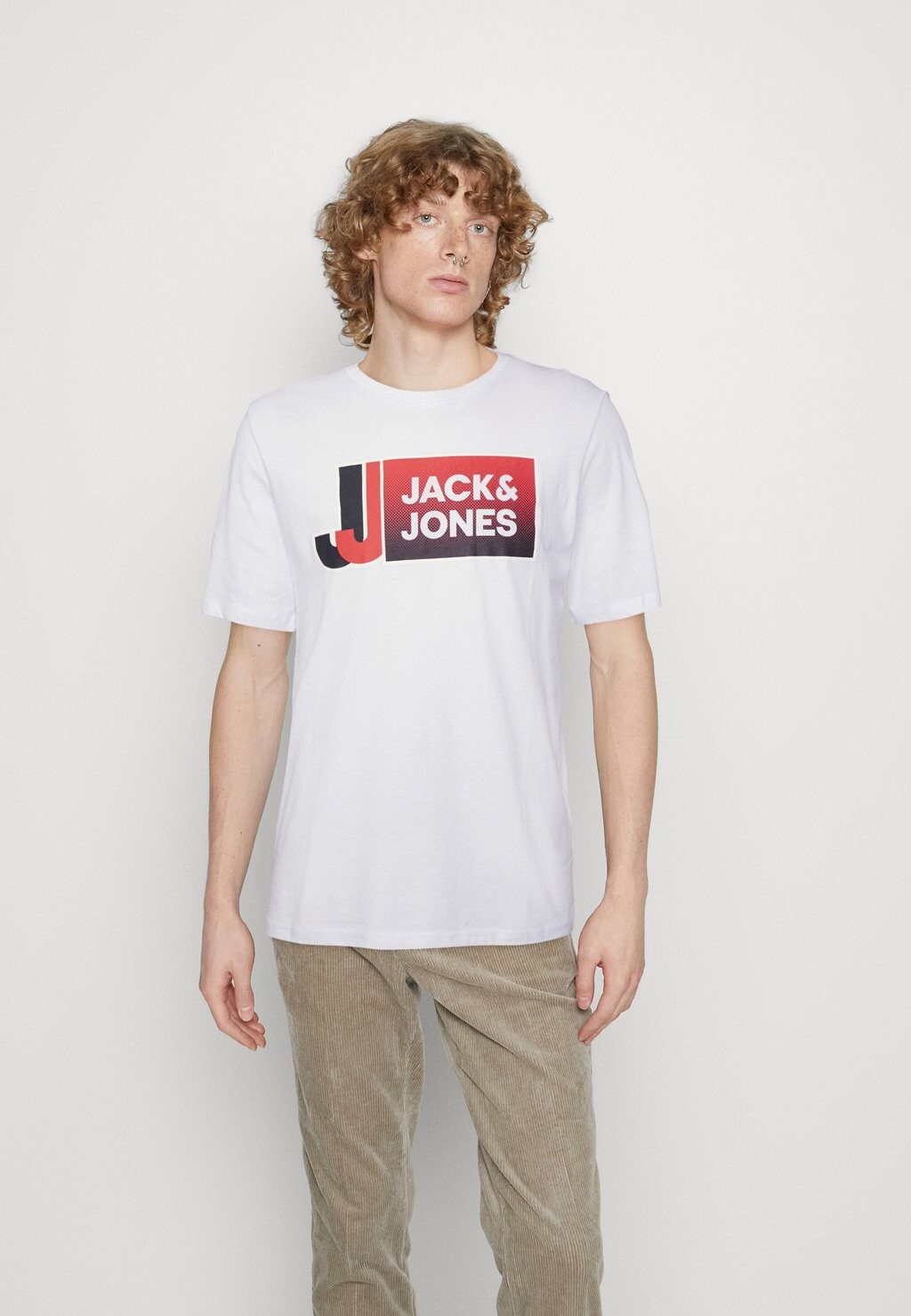

Футболка с принтом Jack & Jones, белый