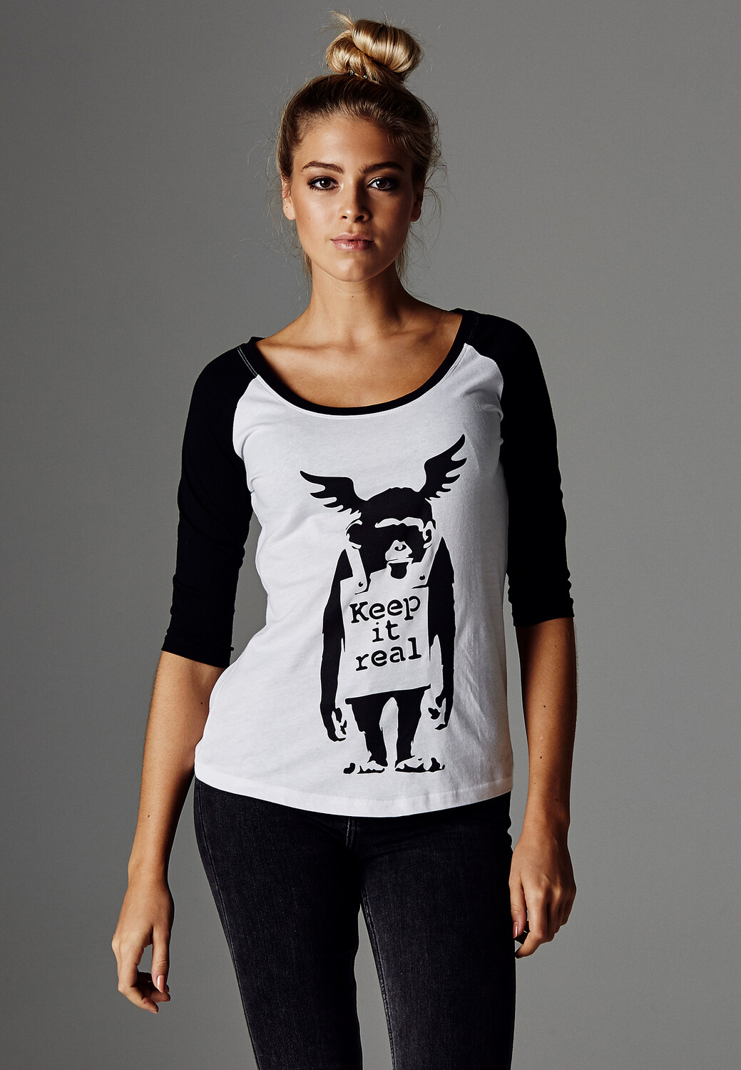 

Футболка Merchcode Ladies kurzarm, белый