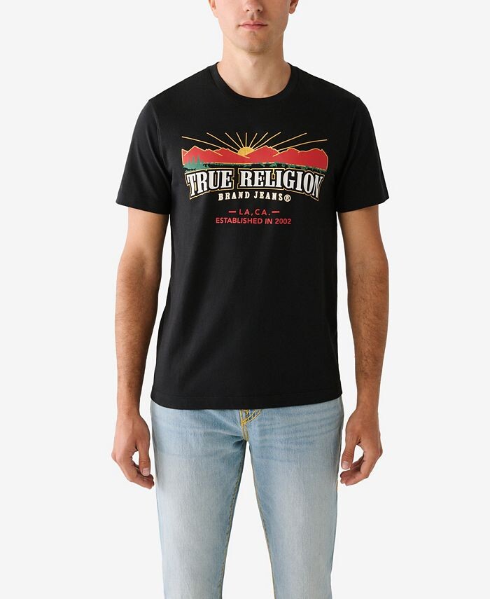 

Мужская футболка Explore Arch с коротким рукавом True Religion, черный