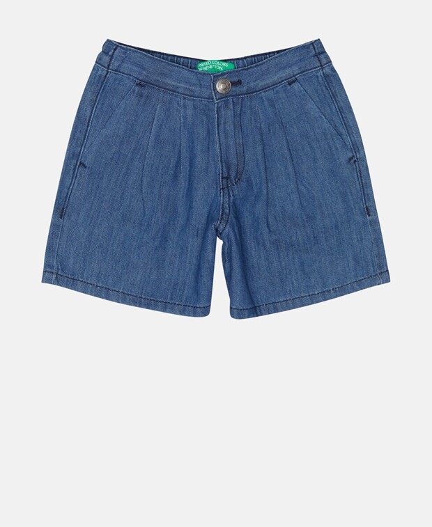 

Джинсовые шорты United Colors of Benetton, синий