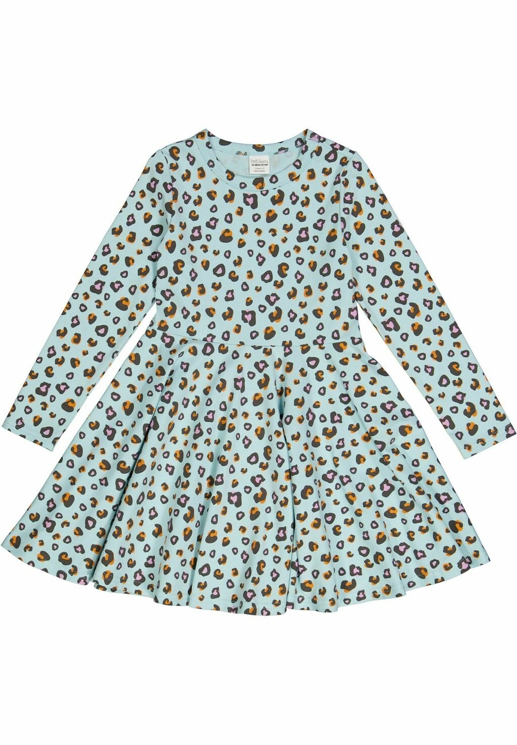 

Платье из джерси Fred's World by Green Cotton, цвет aqua tangerine pastel