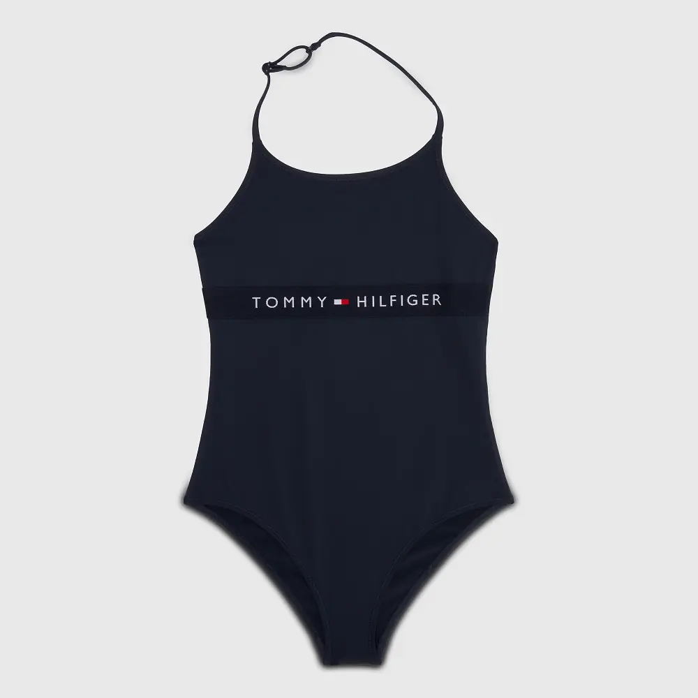 

Купальник детский Tommy Hilfiger Kids' Logo Stripe, темно-синий