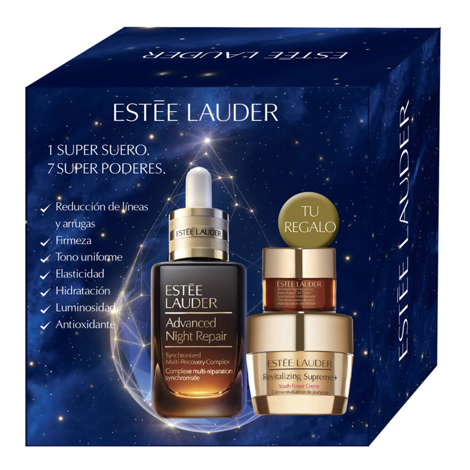 

Подарочный набор Estee Lauder Hydration And Anti-aging Serum Advanced Night Repair, 3 предмета