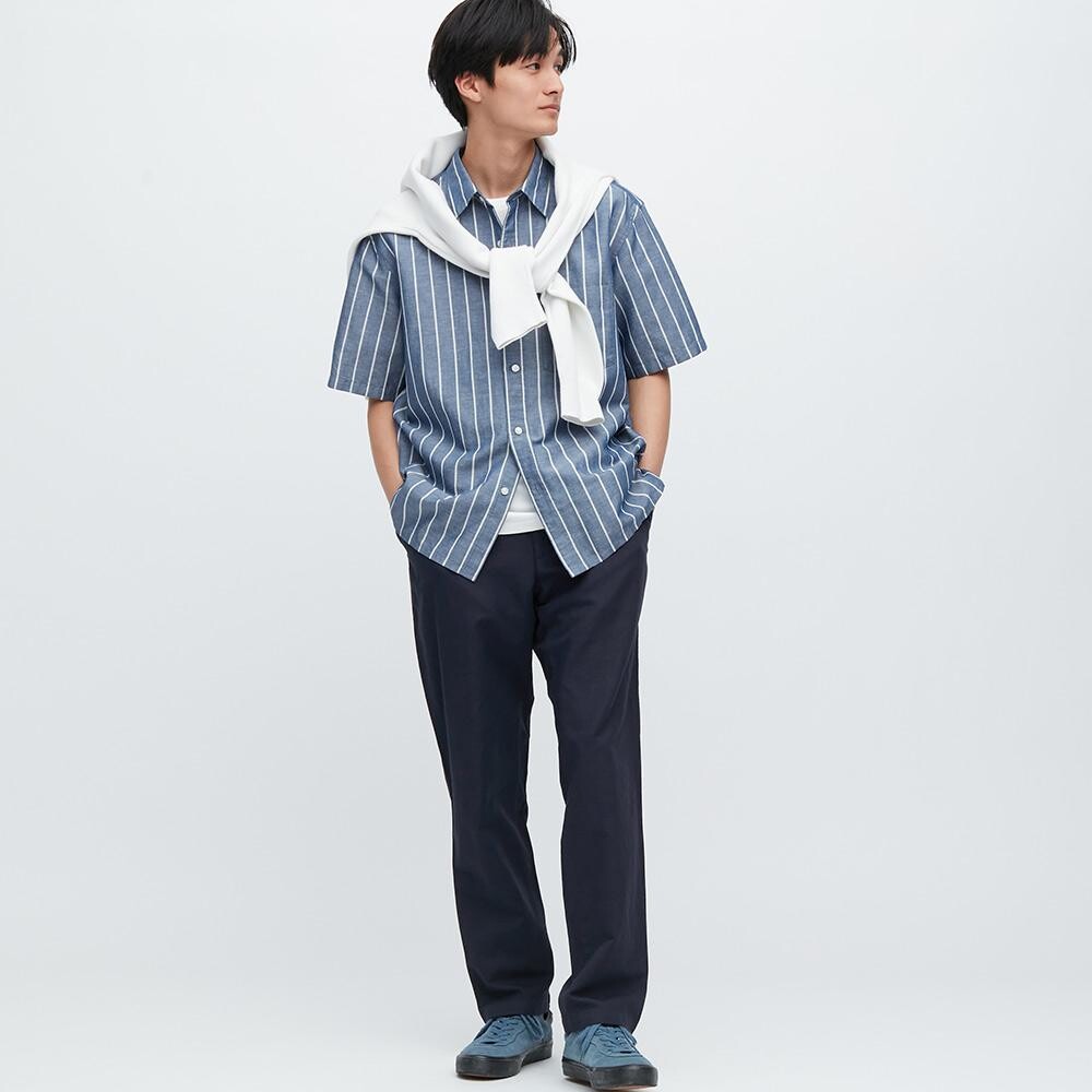

Брюки повседневные Uniqlo, синий
