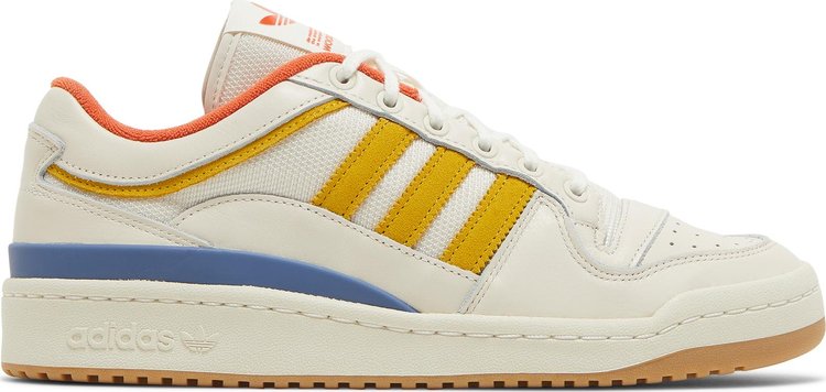 Кроссовки Adidas Wood Wood x Forum Low 'Off White Yellow', кремовый - фото