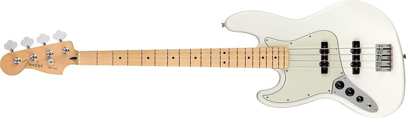 

Fender Player Jazz Bass для левшей, кленовый гриф, полярно-белый