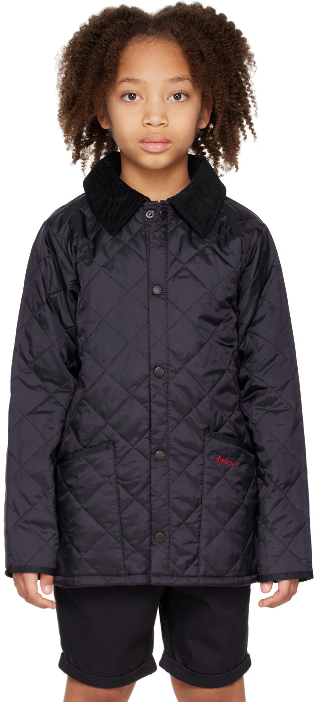 

Детская темно-синяя куртка Liddesdale Barbour
