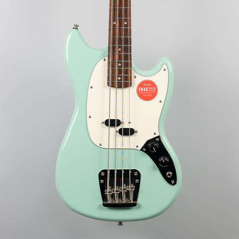 

Squier Classic Vibe '60s Mustang Bass в цвете Surf Green SQ-0374570557