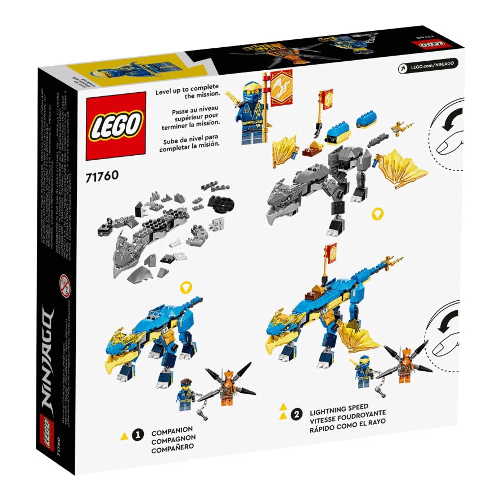 Конструктор LEGO Ninjago 71760 Грозовой дракон ЭВО Джея – купить из-за  границы через сервис «CDEK.Shopping»